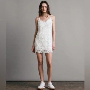 Rag & Bone White Lace Mini Dress